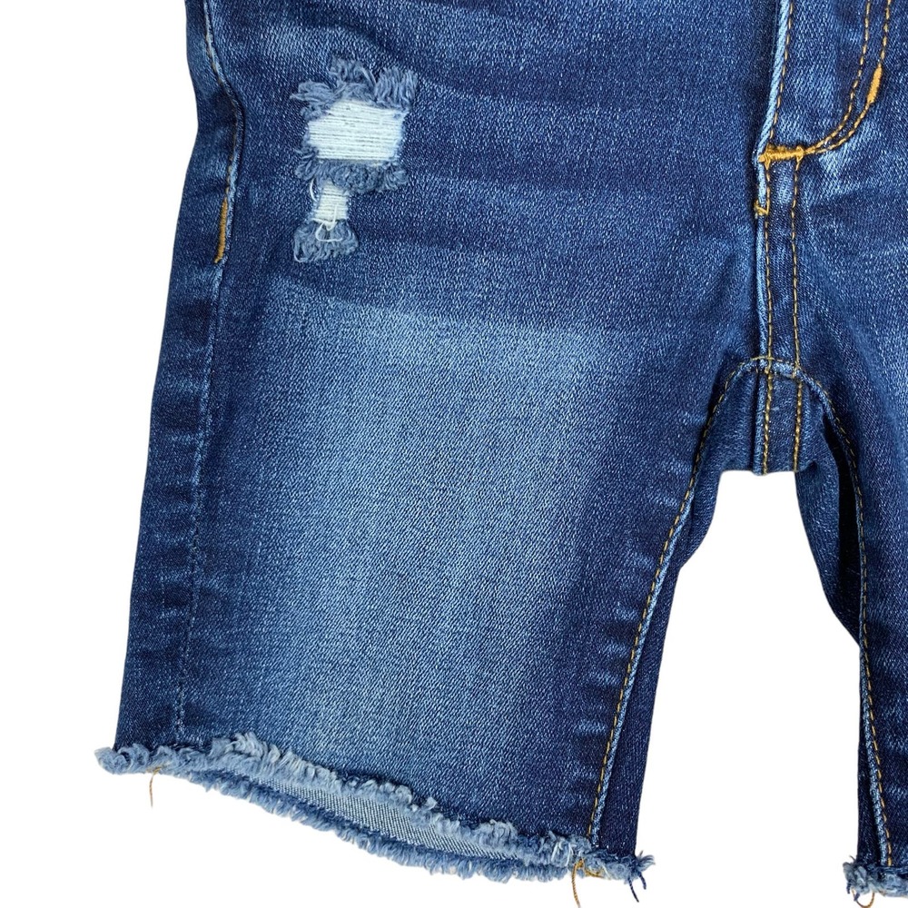Joe’s Jean Shorts Denim Distressed Adjustable Waist Blue Girls 4 - Picture 4 of 9